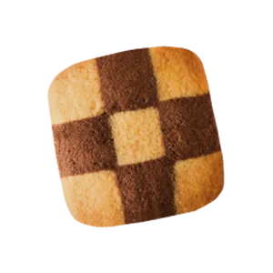 Biscuits with cocoa and vanilla